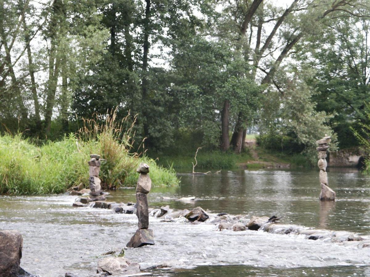 Ferienwohnungen Am Campingplatz Trendelburg ภายนอก รูปภาพ